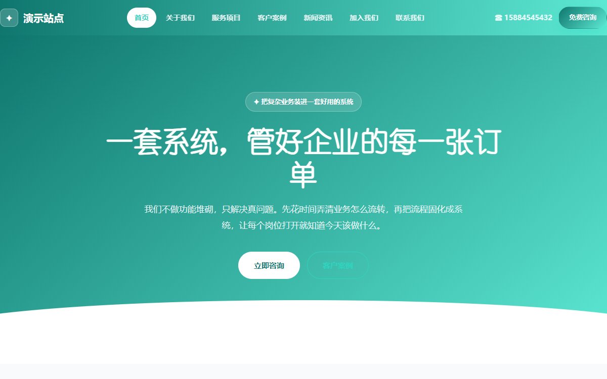 科技公司·多页·SaaS软件·锦绣极境版
